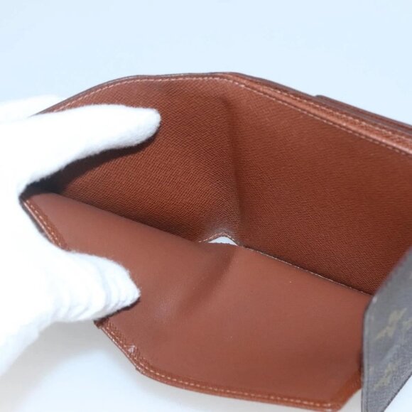 LOUIS VUITTON Monogram Porte Monnaie Bier Cartes Crdit Wallet M61652 Auth ki5989 - Picture 11 of 16